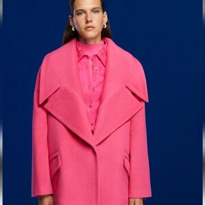 NOCTURNE Women's Wide Lapel Collar Coat